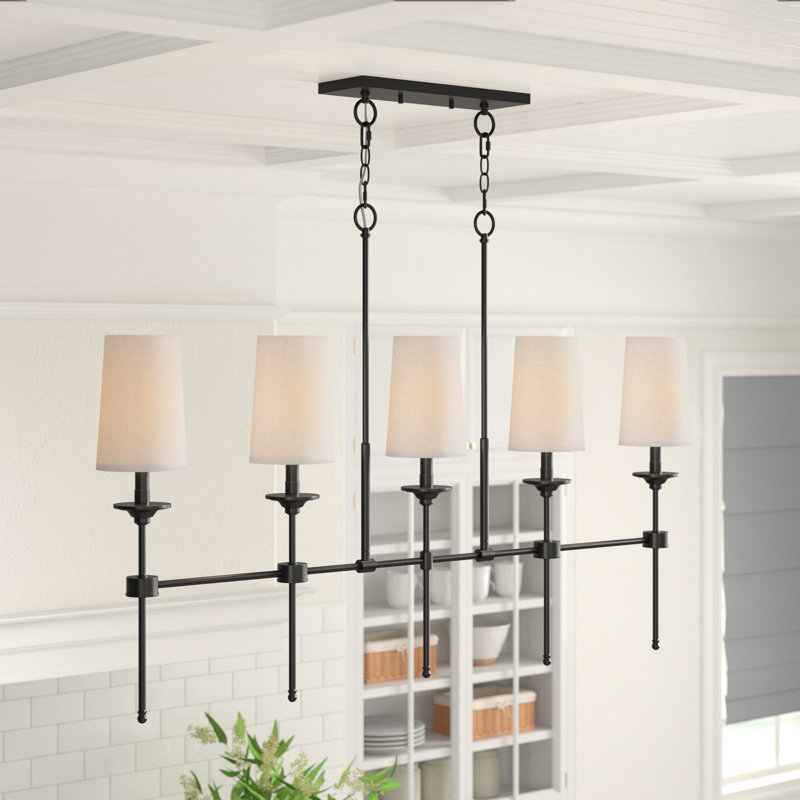 Three Posts™ Hayse 5 - Light Dimmable Linear Chandelier & Reviews | Wayfair